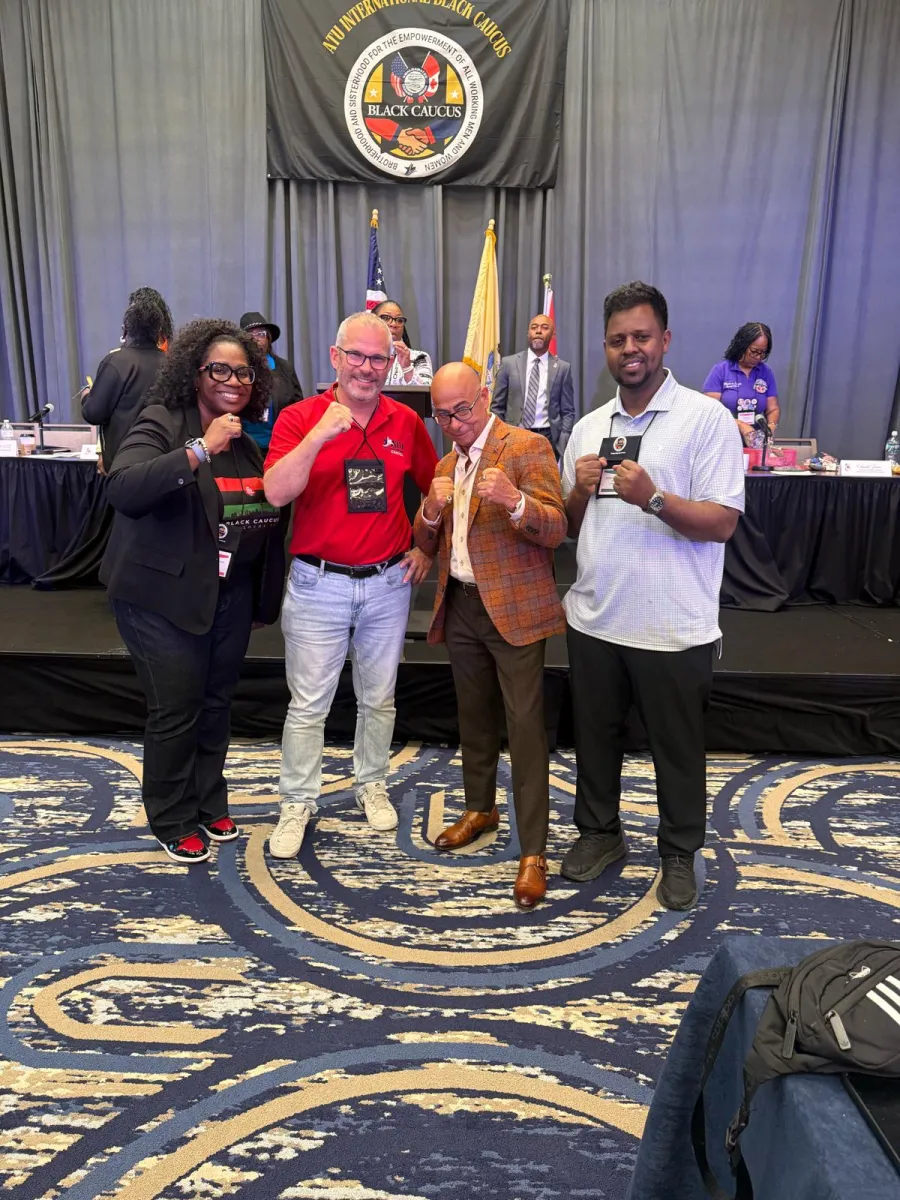 Local 279 at ATU International Black Caucus in Jersey City New Jersey